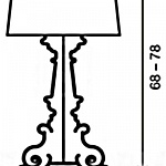 Настольная лампа Bourgie 9072 KARTELL