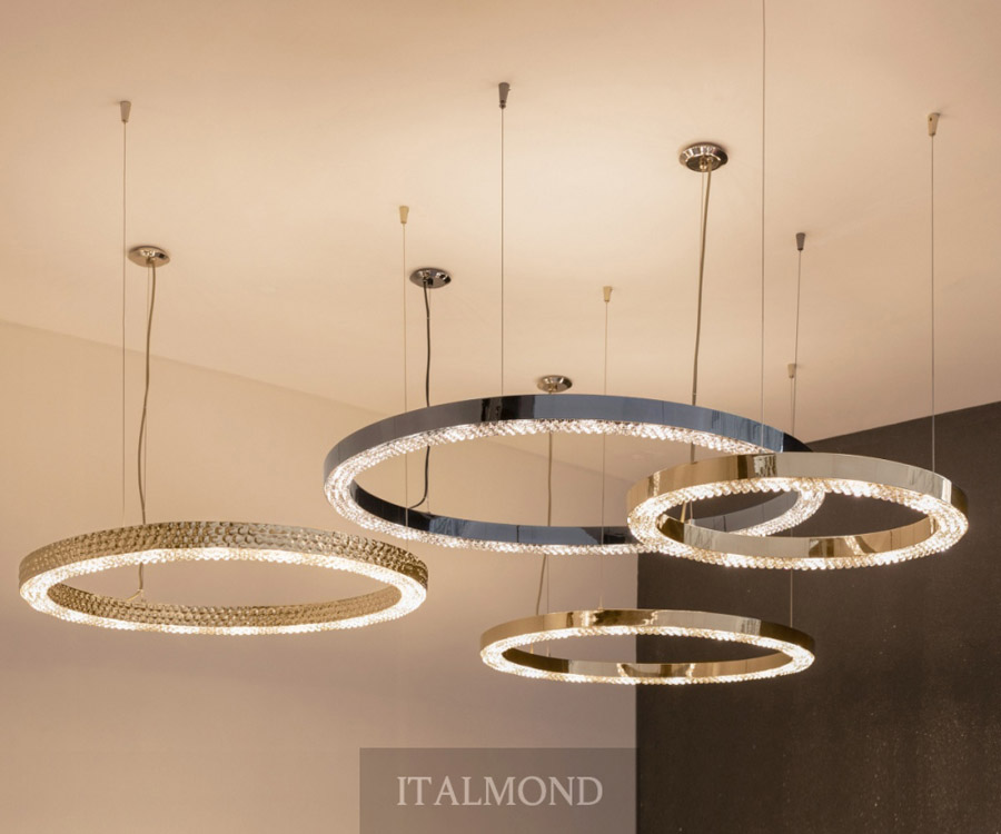 Современная декоративная подвесная люстра