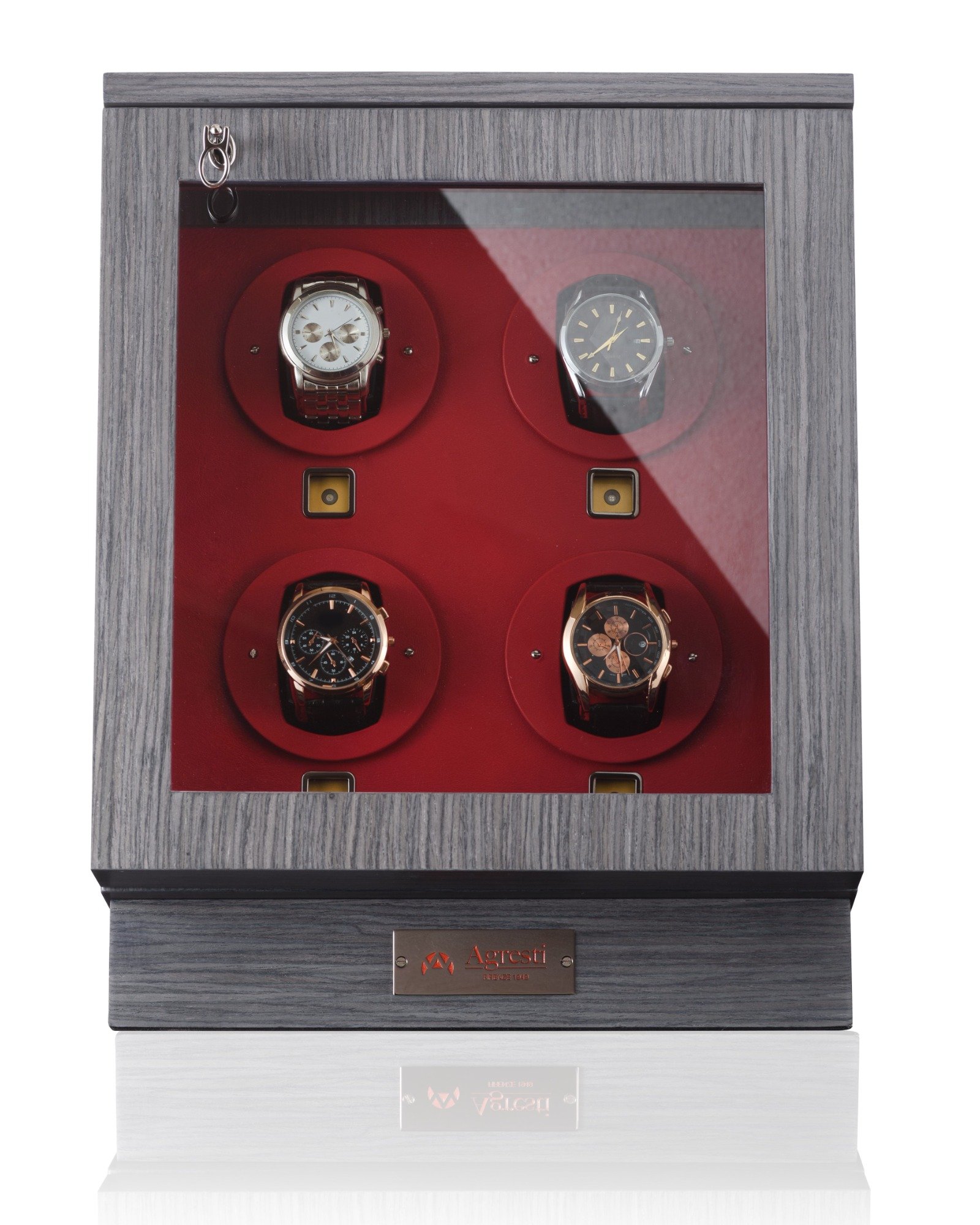 Комод для подзарядки автоматических часов Agresti Il Passatempo Rosso 3904R AGRESTI