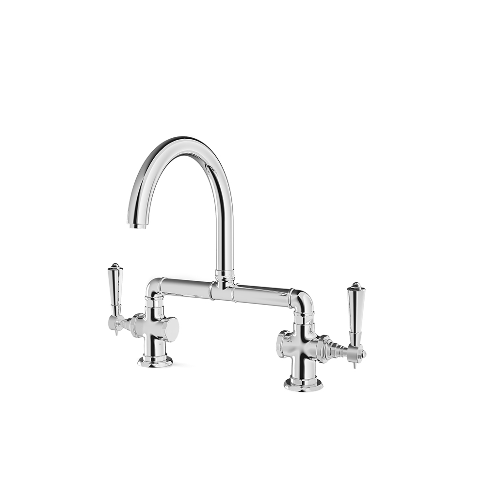 Смеситель для кухни Officine Gullo Deck tap with arch spout / Rubinetto a ponte con getto ad arco OFFICINE GULLO
