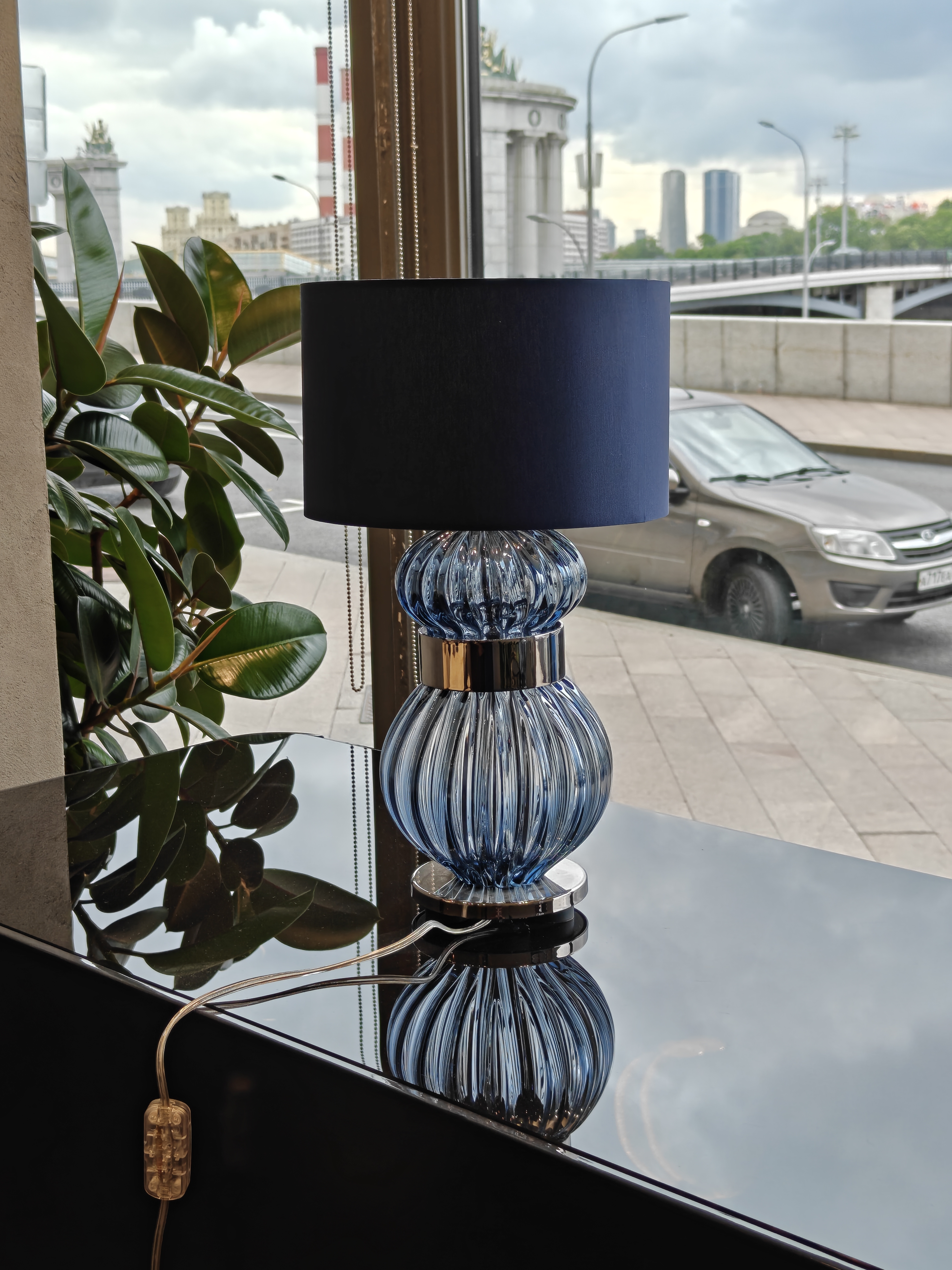 Лампа настольная Barovier&Toso M5685/Fk/Cl/Yr Medina BAROVIER&TOSO