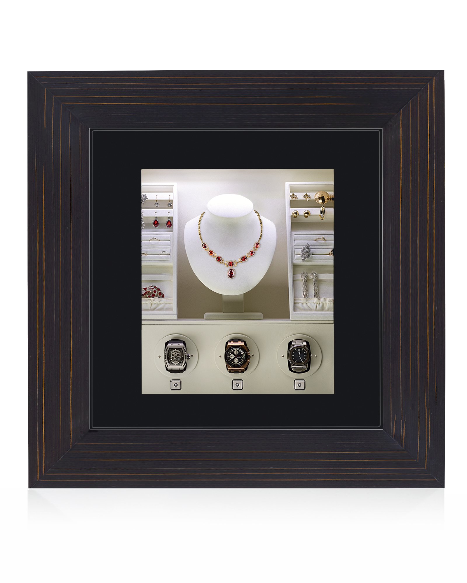 Сейф для ювелирных изделий Agresti Mirror Of Enchantment Winders Ebony 8003 AGRESTI