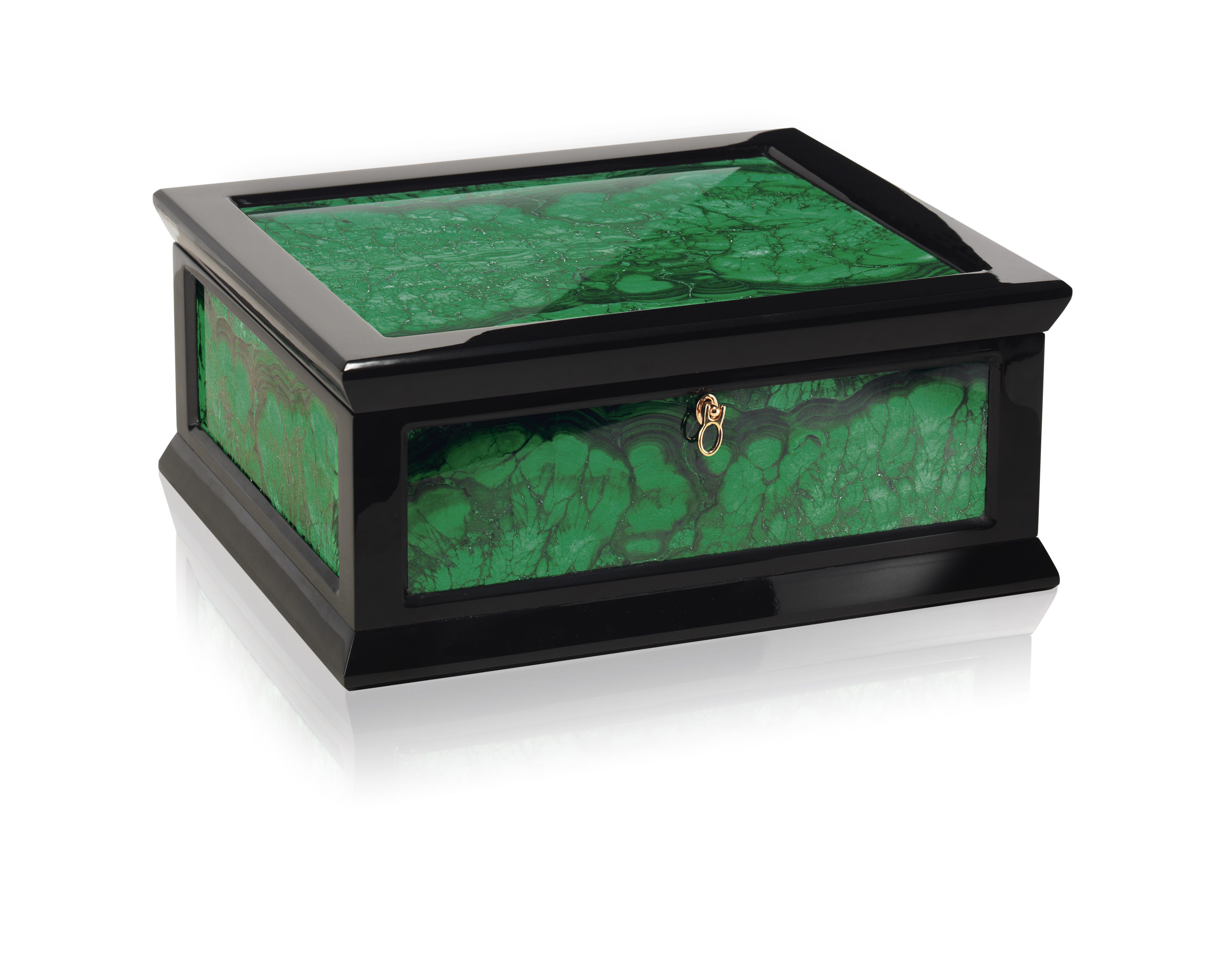 Шкатулка для драгоценностей Agresti Box Teca malachite AGRESTI