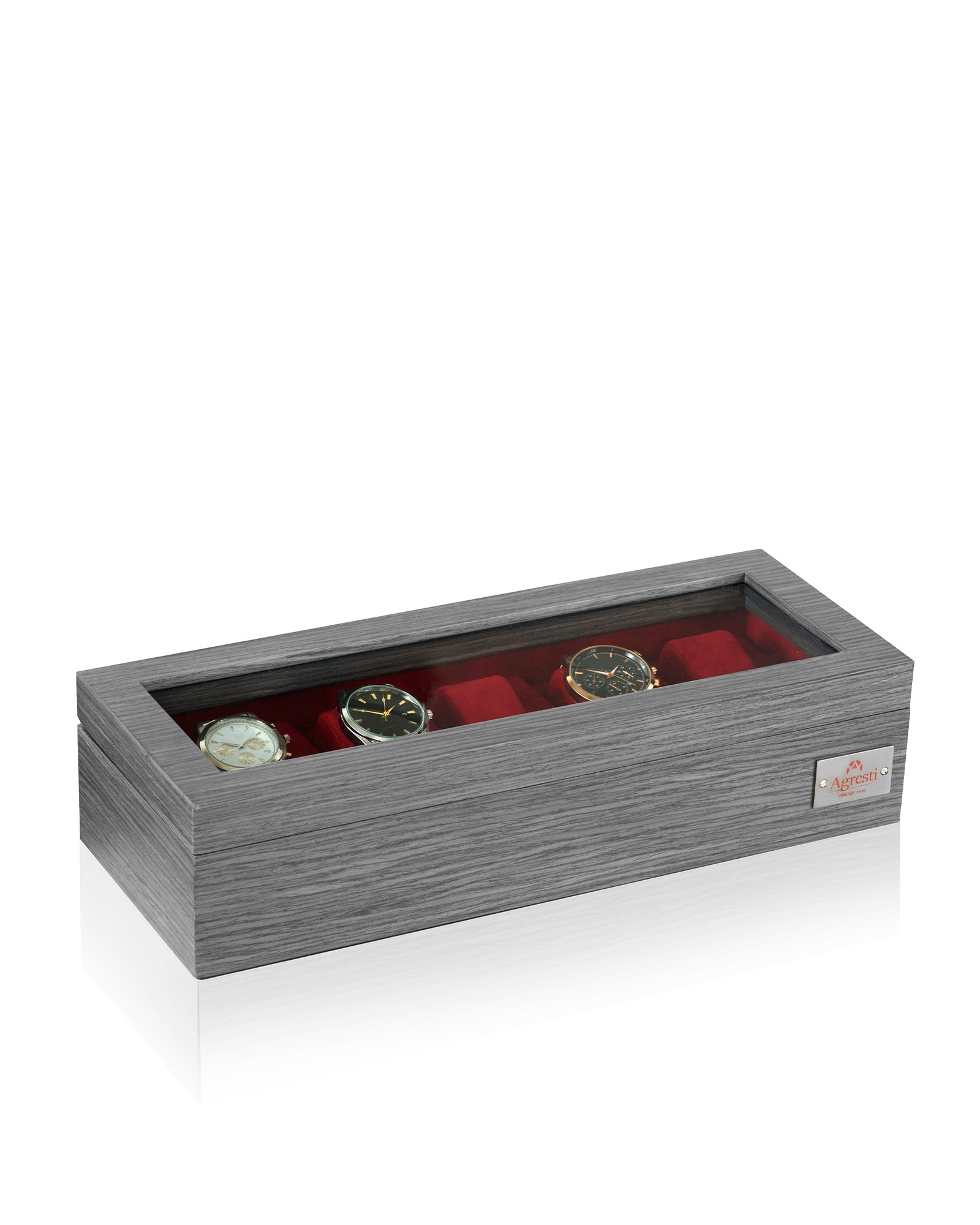 Шкатулка для хранения часов Agresti Il Collezionista Rosso 335R AGRESTI