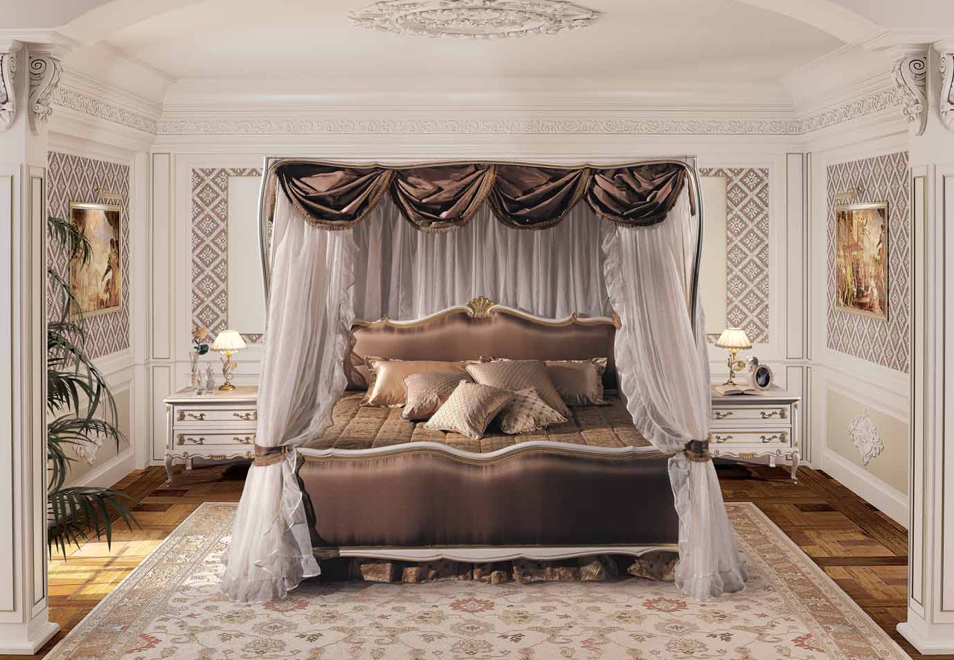 Кровать Angelo Cappellini Strauss 7107/10 ANGELO CAPPELLINI