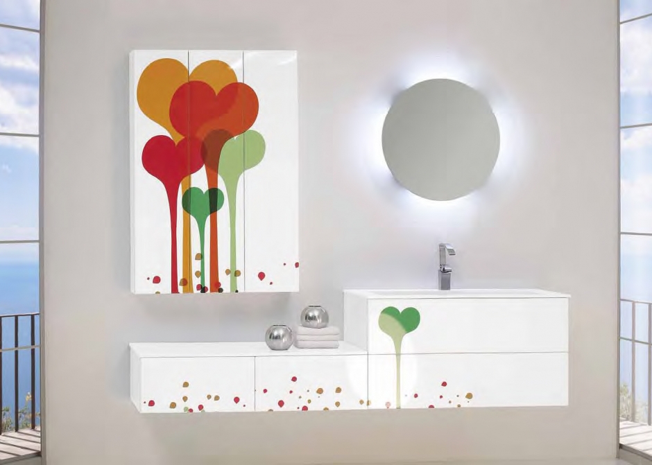Ванная комната SPOT GRAFFITI HEART Lavalle Arredo Bagno