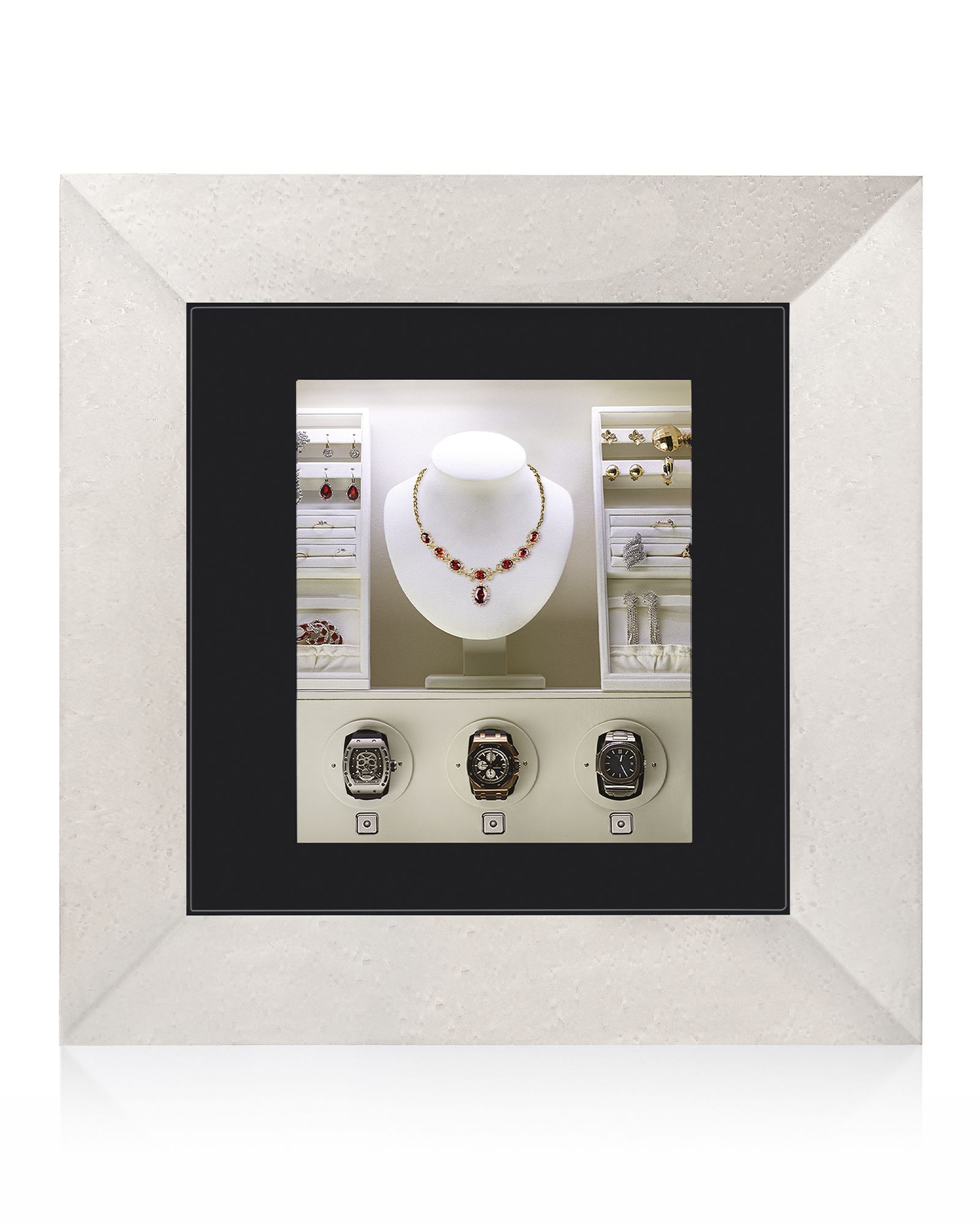 Сейф для ювелирных изделий Agresti Mirror Of Enchantment Winders White 8003 AGRESTI