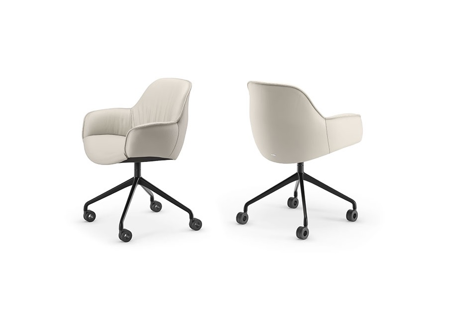 Стул с подлокотниками Cattelan Italia Scarlett Wheels CATTELAN ITALIA