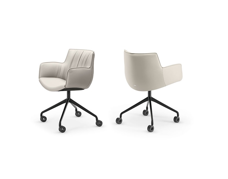 Стул с подлокотниками Cattelan Italia Rhonda Wheels CATTELAN ITALIA