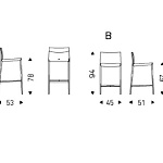 Стул барный Cattelan Italia Norma ML CATTELAN ITALIA