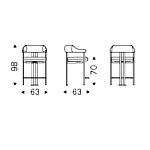 Стул барный Cattelan Italia Greta CATTELAN ITALIA