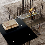Столик журнальный, кофейный, приставной Gallotti & Radice Tetris GALLOTTI & RADICE
