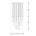 Люстра Italamp 576 Boboli ITALAMP
