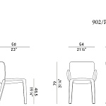 Кресло Potocco Lars 902\P - 902 POTOCCO