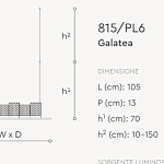 Люстра Italamp Galatea 815/PL6 ITALAMP