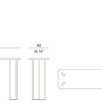 Консоль Potocco E Claire 957/CSF POTOCCO