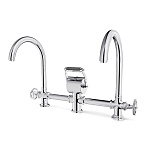 Двойной смеситель с изогнутым изливом Officine Gullo Double mixer with arch spout / Doppio miscelatore con getti ad arco OFFICINE GULLO