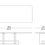 Стол обеденный Potocco Syn 956/TR POTOCCO