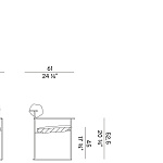 Кресло-шезлонг Potocco Keel  922/LMB POTOCCO