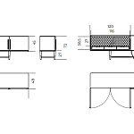 Комод в гостиную Gallotti & Radice Tama Crédence GALLOTTI & RADICE