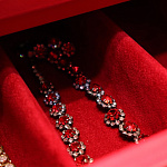 Шкаф-сейф для хранения часов и ценностей Agresti Il Forziere Delle Ore Rosso 3109R AGRESTI