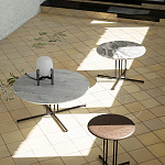 Столик журнальный Potocco Graphic 955/TBC-40 - 955/TBC-60 - 955/TBC-80 POTOCCO