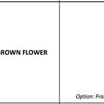 Панно, картина Visionnaire Brown Flower VISIONNAIRE