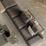 Столик журнальный, кофейный, приставной Frigerio Mies FRIGERIO
