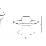 Ваза Visionnaire Equilibri Fumé VISIONNAIRE