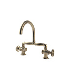 Смеситель для кухни Officine Gullo Deck tap with arch spout / Rubinetto a ponte con getto ad arco OFFICINE GULLO