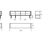 Комод в гостиную Gallotti & Radice Stami Sideboard GALLOTTI & RADICE
