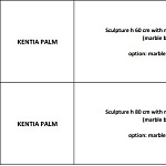 Скульптура Visionnaire Kentia Palm VISIONNAIRE