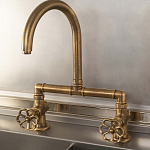 Смеситель для кухни Officine Gullo Deck tap with arch spout / Rubinetto a ponte con getto ad arco OFFICINE GULLO