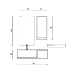 Композиция для ванной комнаты logik Oasis Lg 09 OASIS