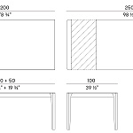 Стол раздвижной Potocco Blossom 840\TR1 POTOCCO