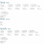Диван W 80 sm Spring / Spring Fly SAMOA