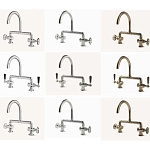 Смеситель для кухни Officine Gullo Deck tap with arch spout / Rubinetto a ponte con getto ad arco OFFICINE GULLO