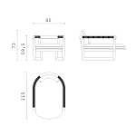 Кресло уличное Cecil XL CPRN