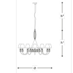 Люстра Italamp 446 Otello ITALAMP