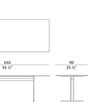 Стол уличный Potocco Graphic 955/TR-OUT - outdoor POTOCCO