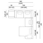 Диван угловой Arketipo Atlas ARKETIPO