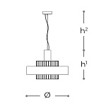 Люстра 734 Crono ITALAMP