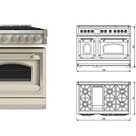 Плита кухонная Officine Gullo Fiorentina 120 Dual Fuel OFFICINE GULLO