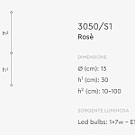 Люстра Italamp Rose 3050/LS5, 3050/S1 ITALAMP
