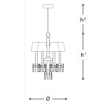 Люстра Italamp Prezioso 252/6 ITALAMP