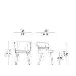 Кресло Potocco Coulisse 941\P POTOCCO