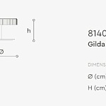 Лампа настольная Italamp Gilda 8140/LG, 8140/P ITALAMP