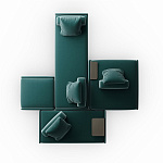 Кресло Gallotti & Radice Lilas Mosaïque GALLOTTI & RADICE