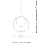 Люстра Italamp 458 Enso ITALAMP