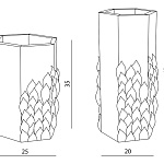 Ваза Visionnaire Foglia Vases VISIONNAIRE